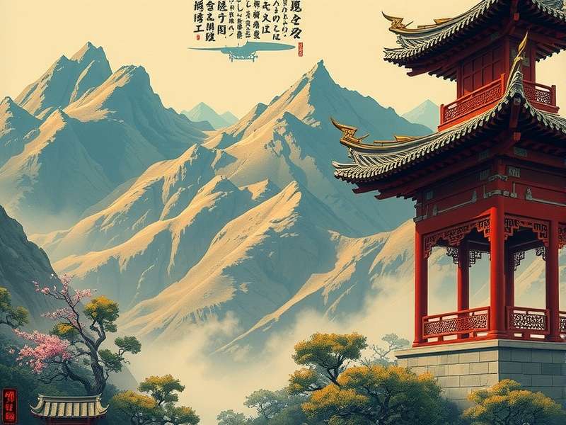 和田玉雕山水摆件